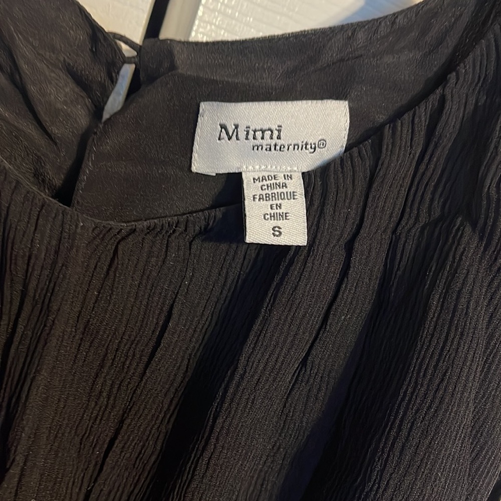 Mimi Maternity sleeveless black dress size Small - Picture 4 of 12